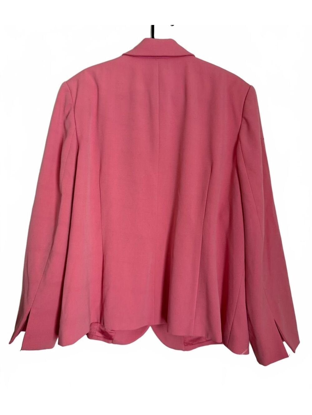 Sandra Women's Blazer Jacket Pink Size 20W Flower Classic City Work Office Party - Picture 2 of 9